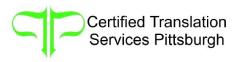 Certified Translation Services Pittsburgh - Offering Business and Professional Services